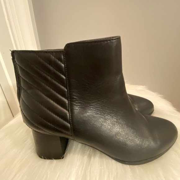 Adrienne Vittadini Theo Quilted Leather Ankle Boot - Picture 8 of 15